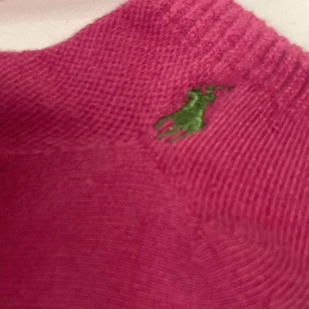 Hot Pink Polo Athletic Socks